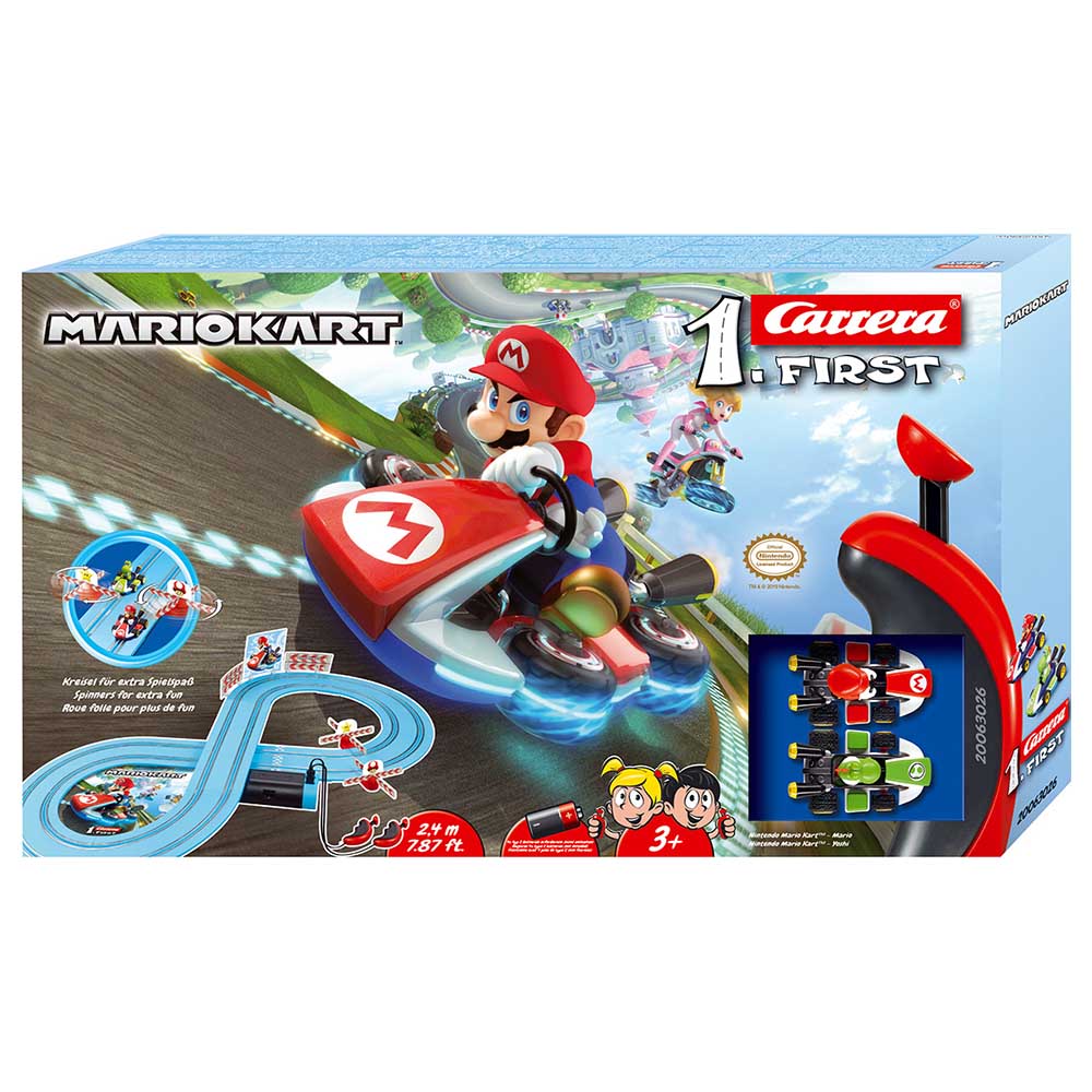 Carrera - Nintendo Mario First Year Track - 2.4M - Blue