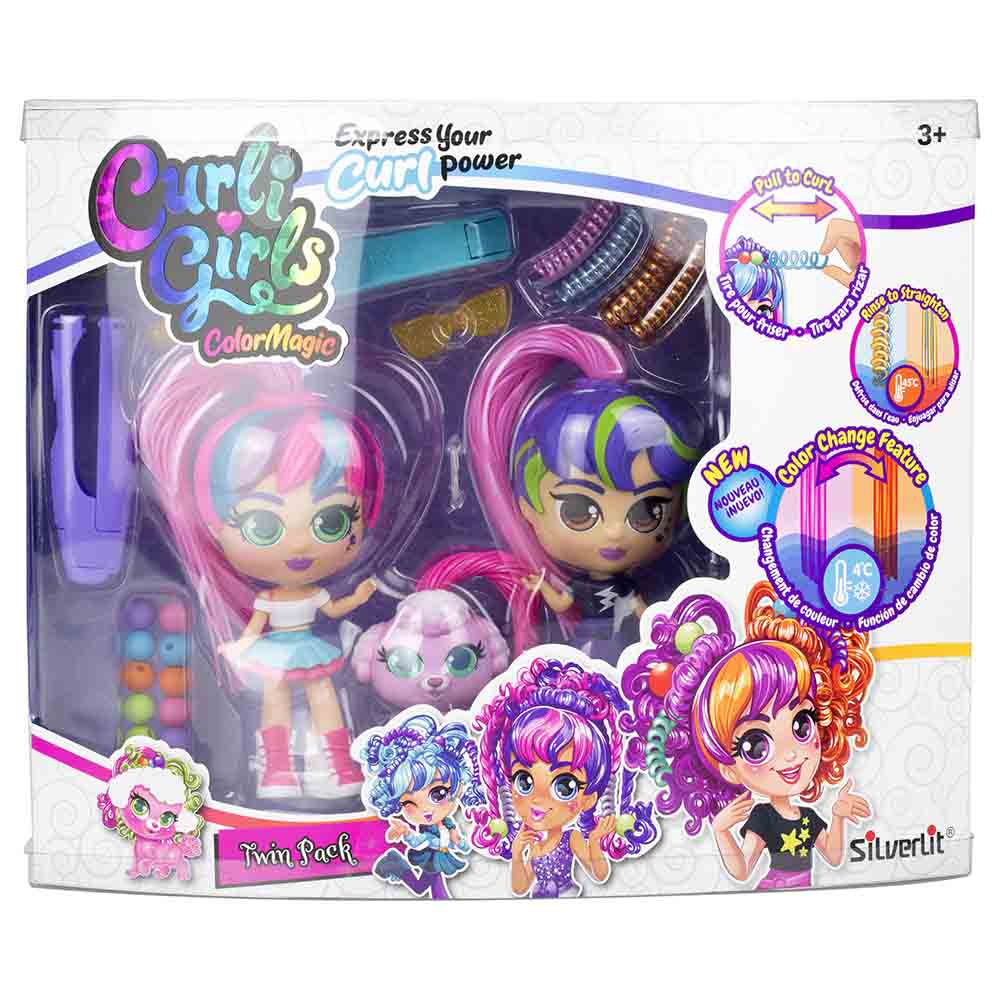 Silverlit - Curli Girls Colour Change Twin Pack