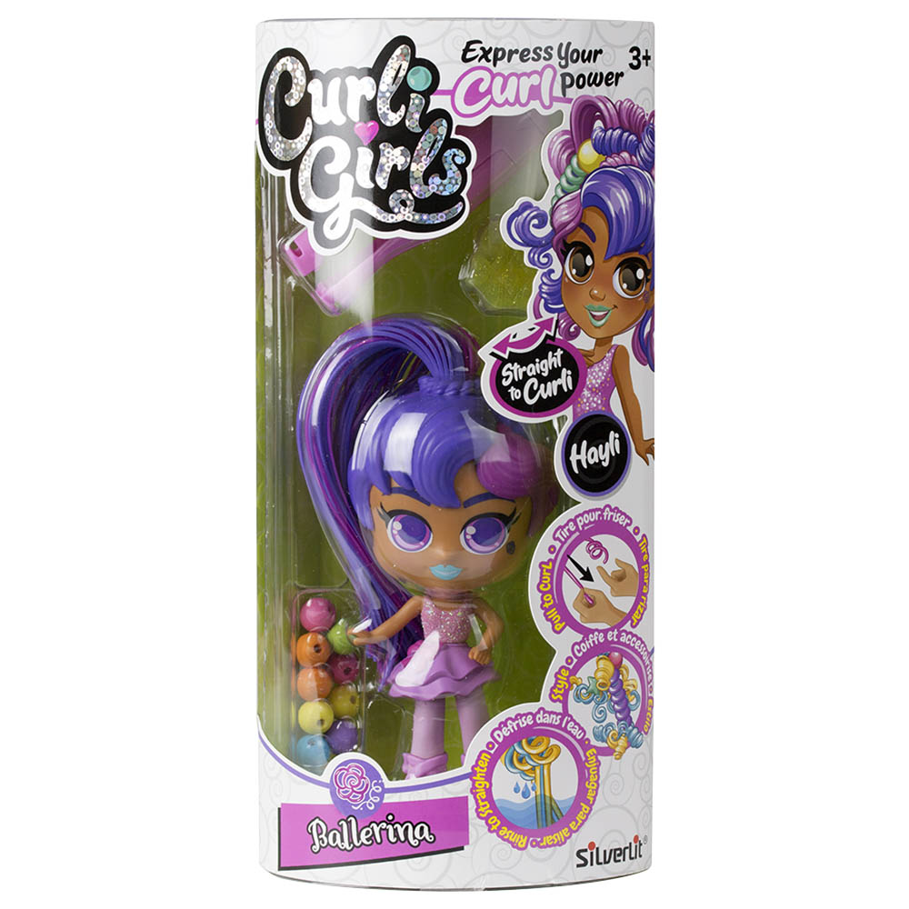 Silverlit - Curli Girls Single Doll - Pink