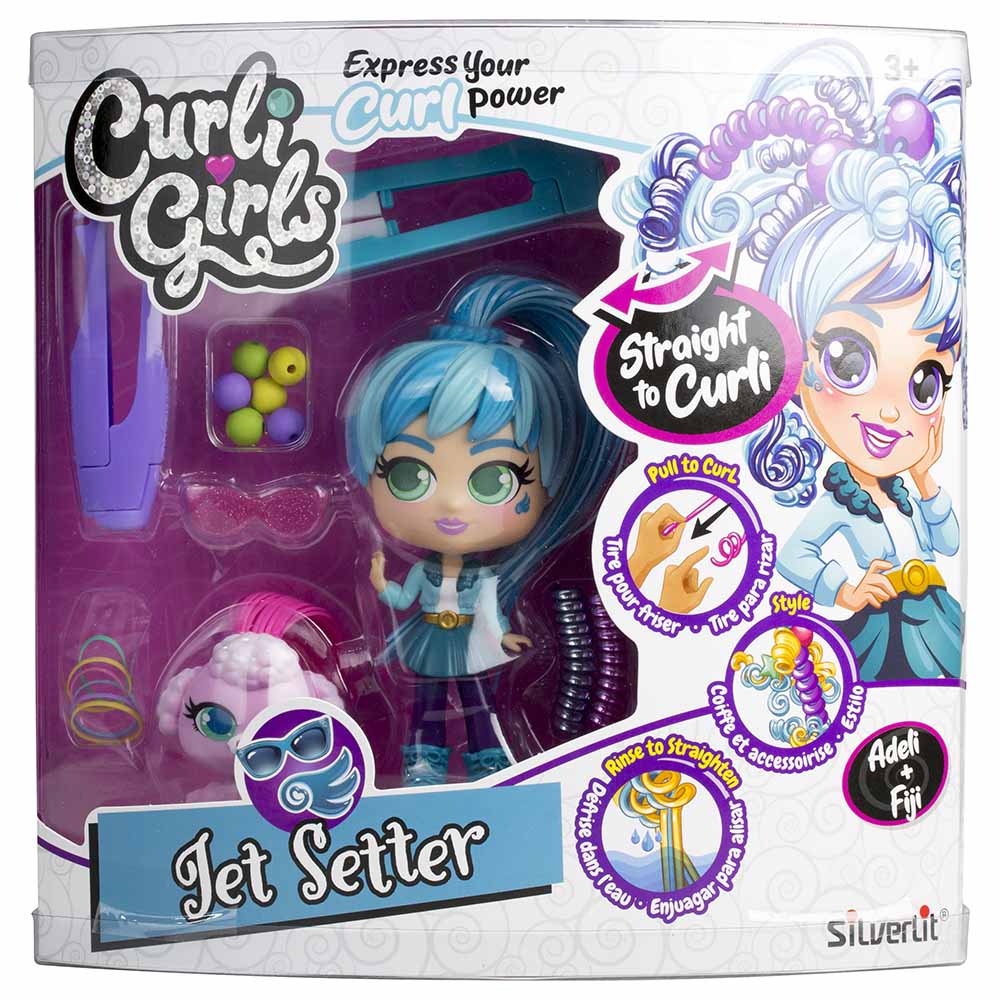 Silverlit - Curli Girls Doll And Pet Deluxe Set