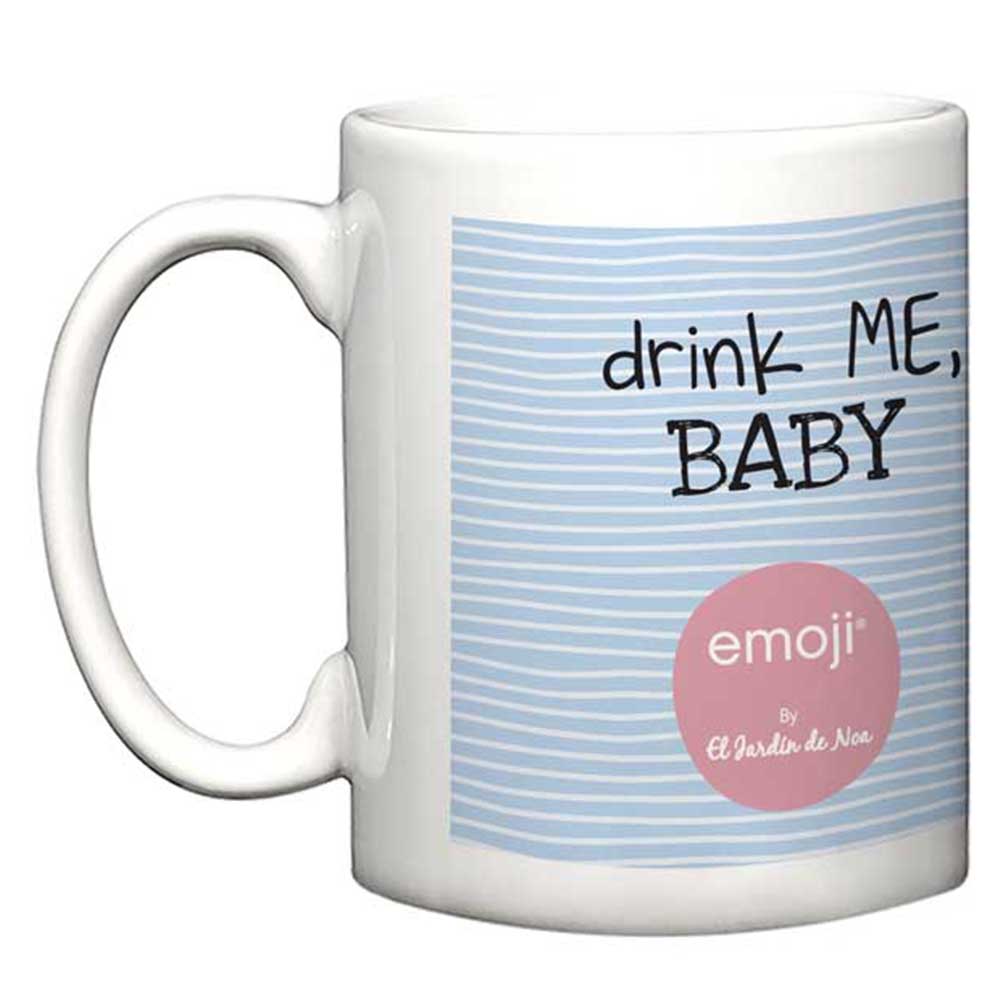 emoji - Drink Me Baby Noa Mug - White - 500ml