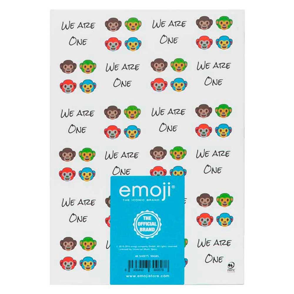 emoji - Warhole Monkeys A4 Notebook