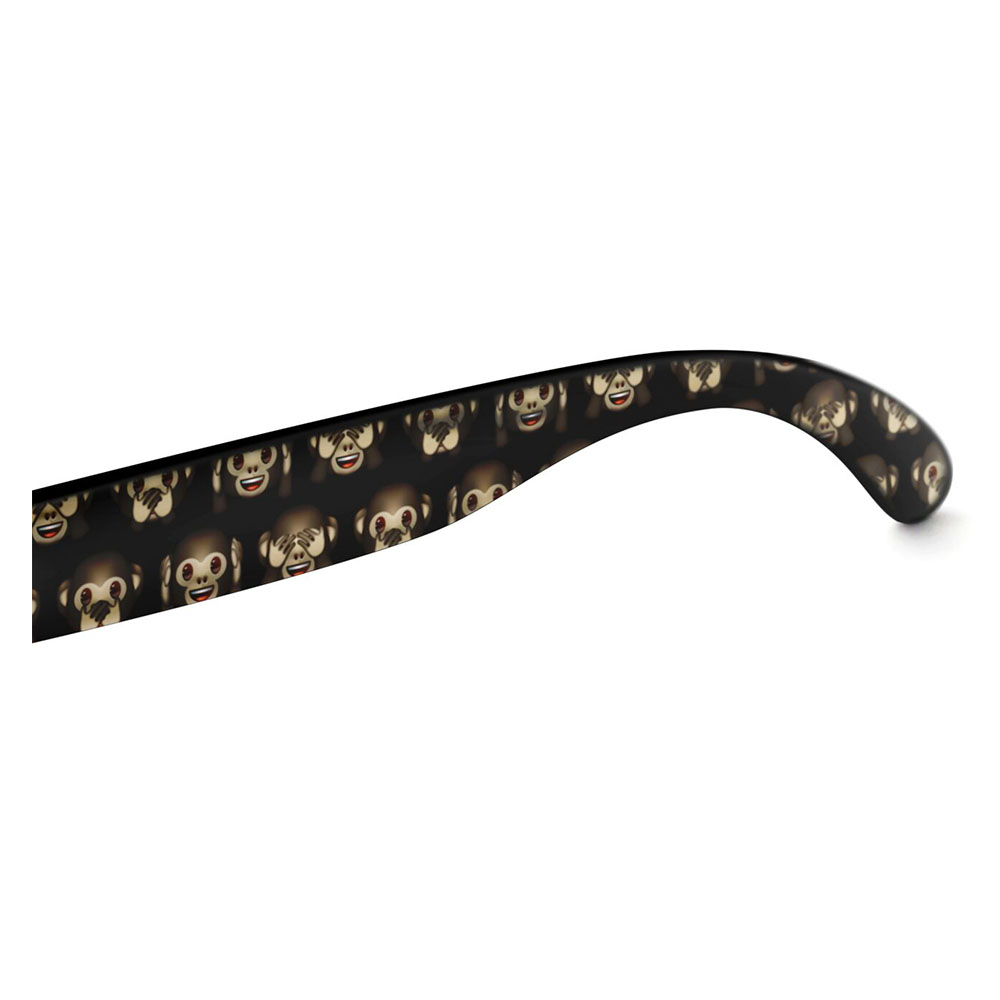 emoji - Sunglasses Monkey Shine - Black