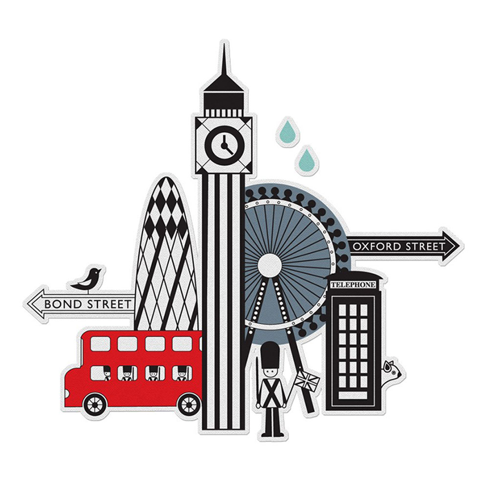 Mon Petit Art - 3D Color City  - London