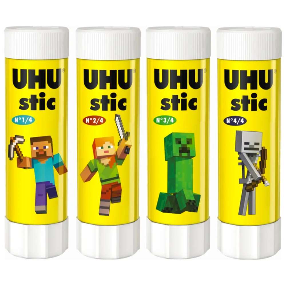 Uhu - The Proven Glue Stick - 40G - 4pcs