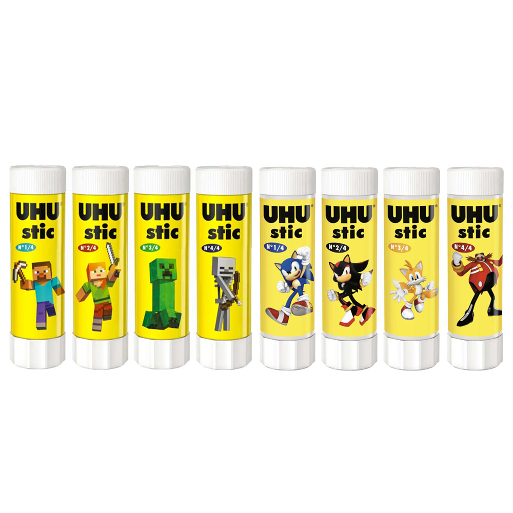 Uhu - The Proven Glue Stick - 40G - 4pcs