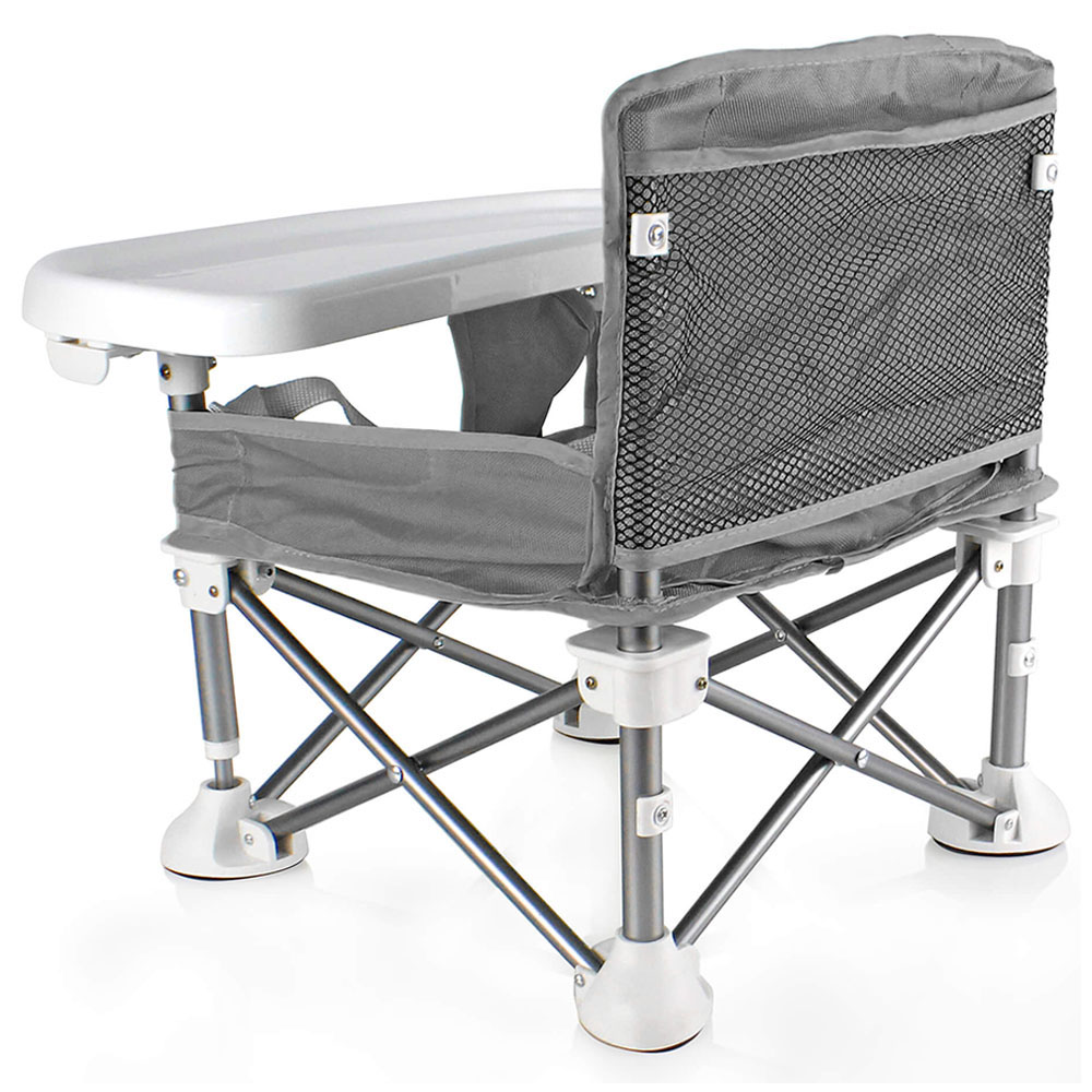 UKR Baby Chair Foldable With Bag - Grey