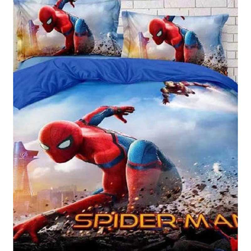 UKR - Spider-Man Printed Kids Bedding Set