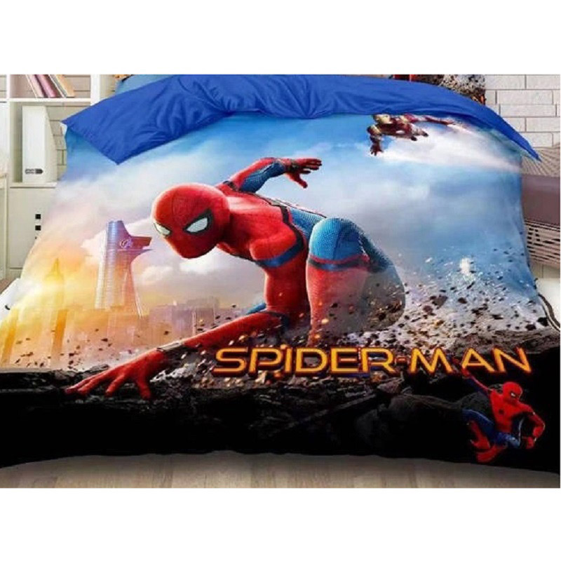 UKR - Spider-Man Printed Kids Bedding Set