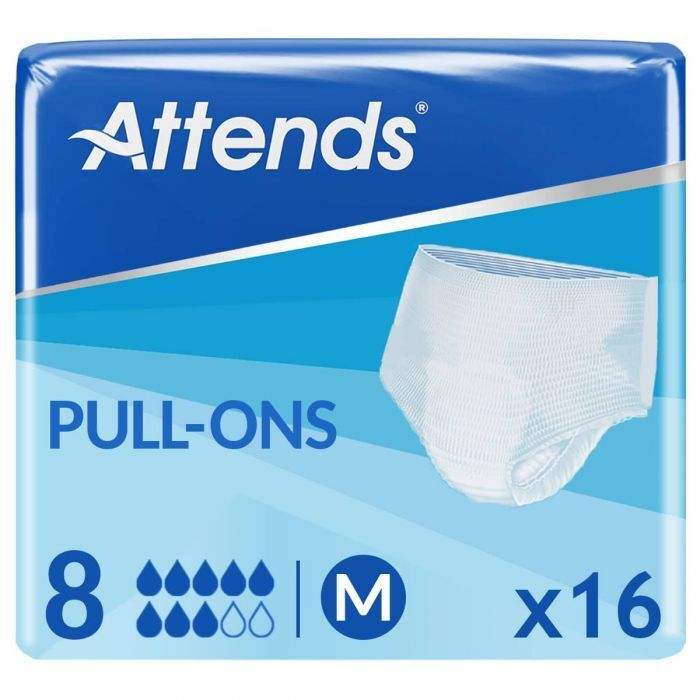 Attends - Pull Ons 8 Medium Pack of 16