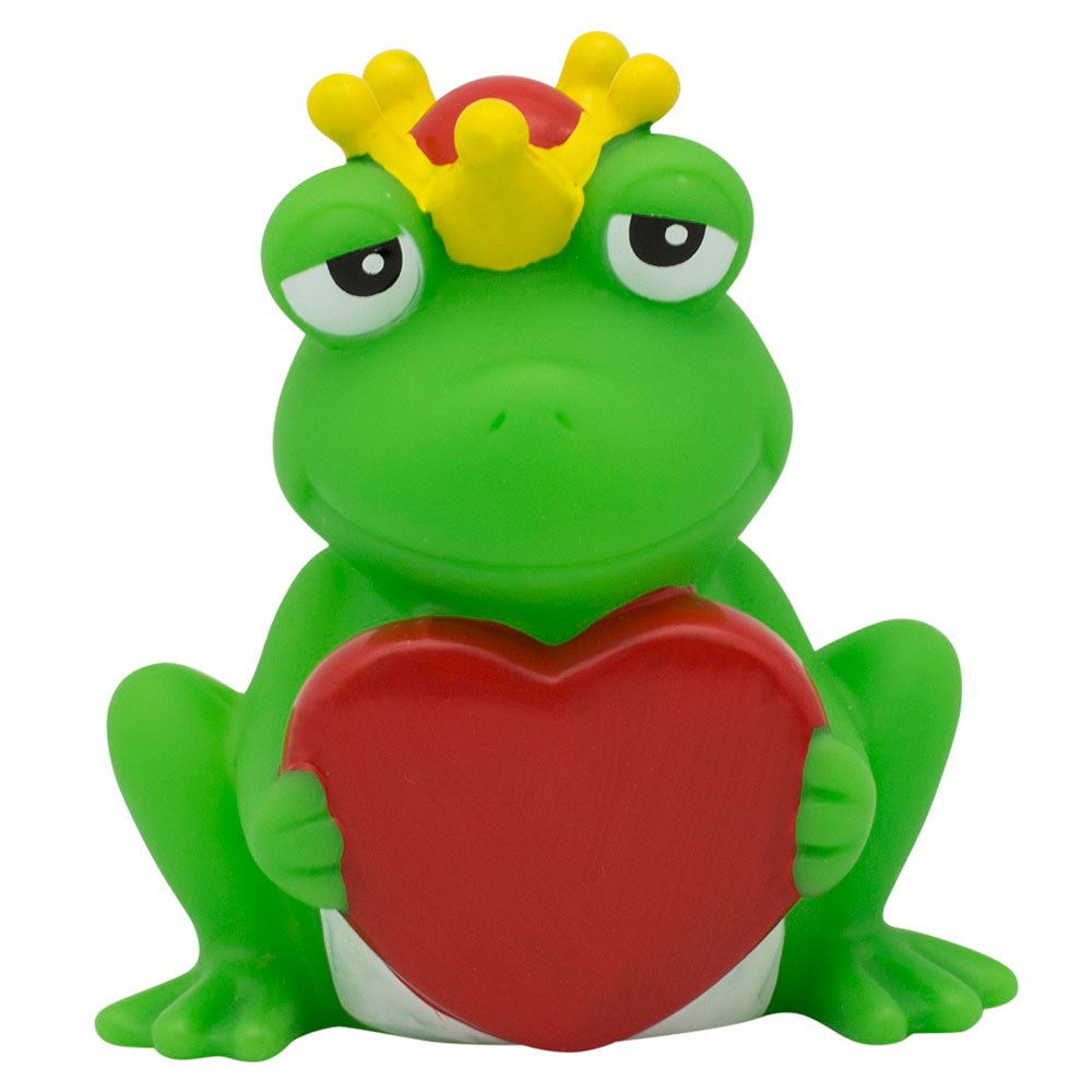 LILALU - Frog with Greeting Heart Design - Green