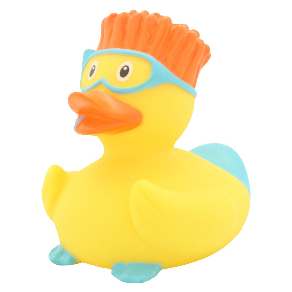 LILALU - Snorkeler Rubber Duck - Yellow