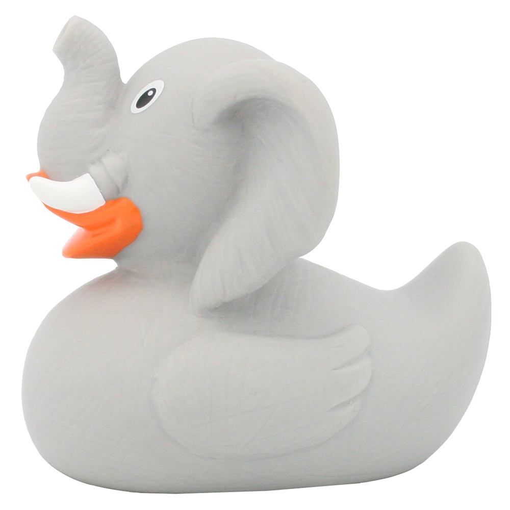 LILALU - Elephant Rubber Duck - Grey