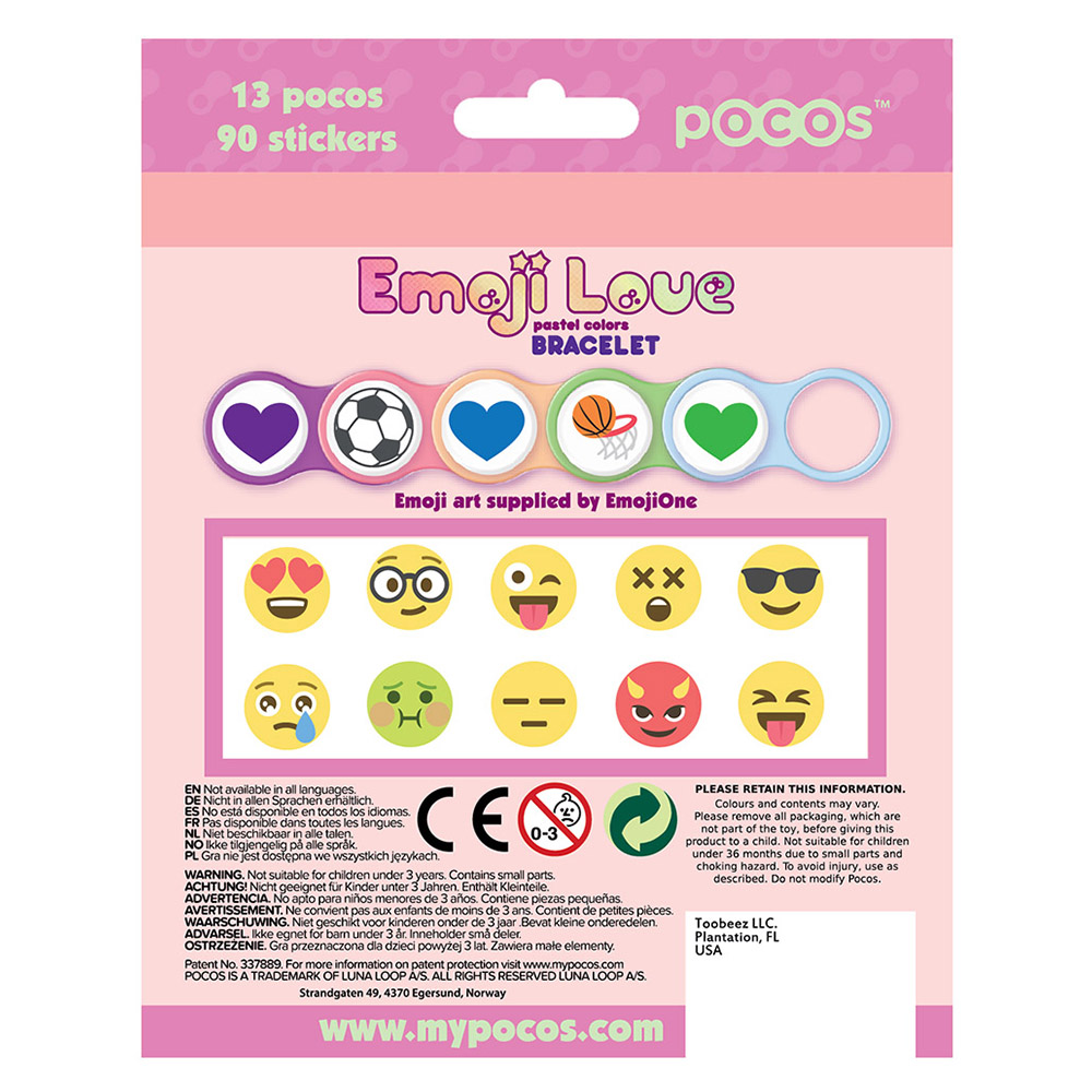 Pocos - Pastel Colour Bracelet Kit 13pcs