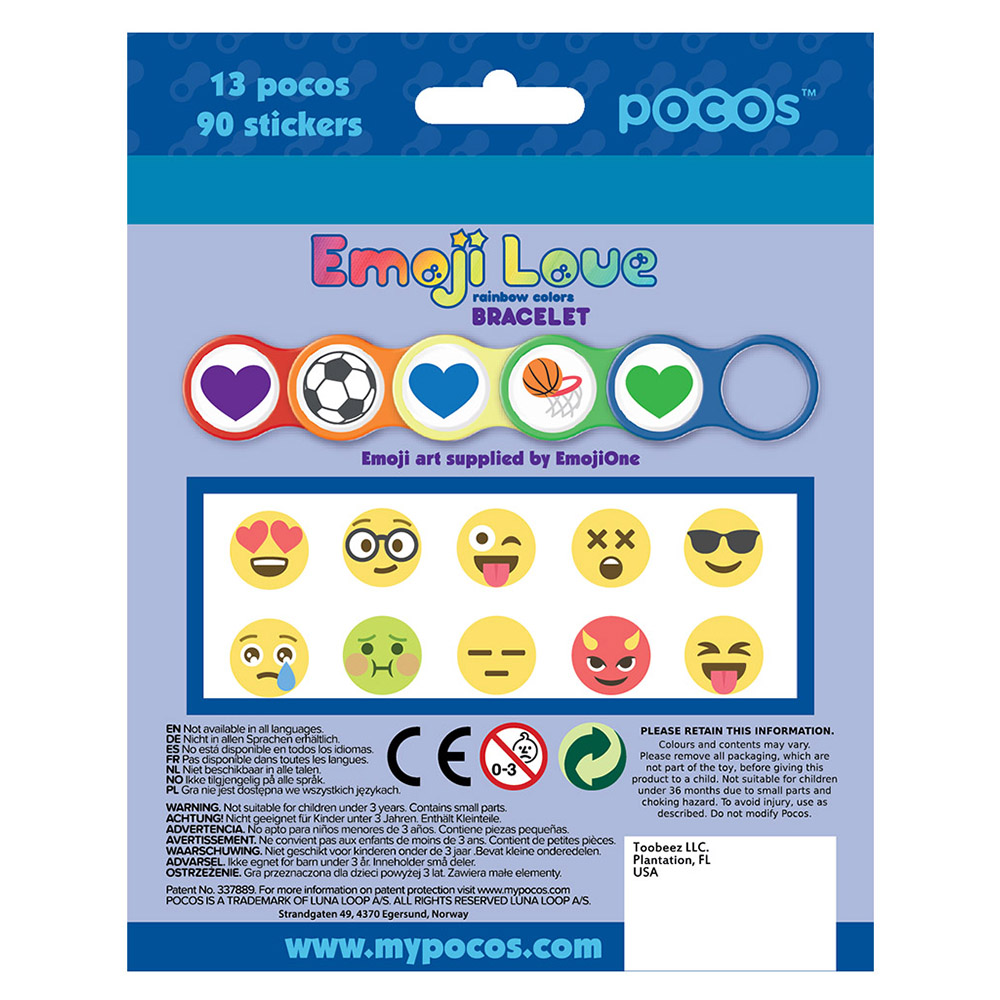 Pocos - Rainbow Colour Braclet Kit 13pcs