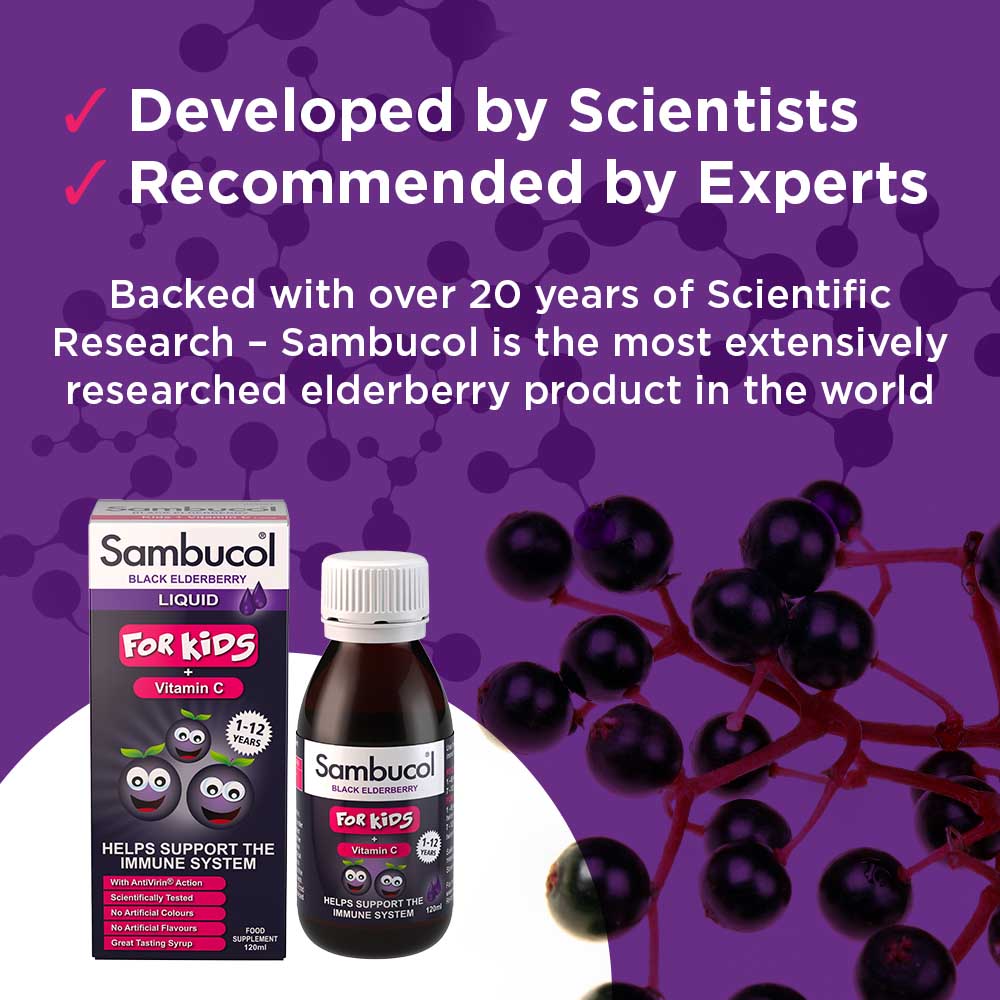 Sambucol - Kids Vitamin C Liquid Support Immune System 120ml