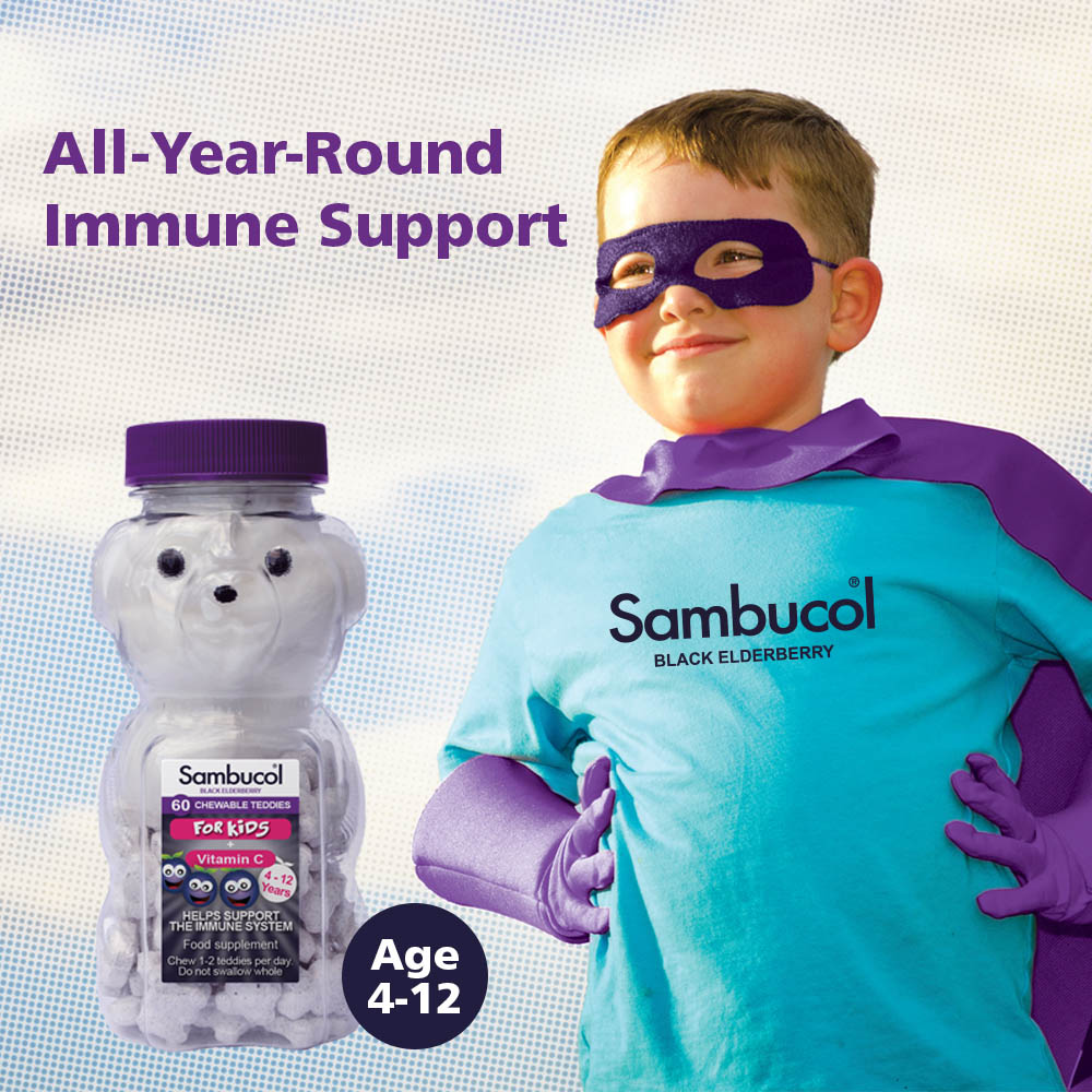 Sambucol - Kids Vitamin C Chewable Teddies 60'S