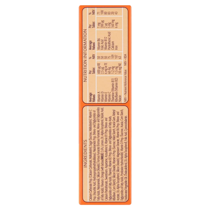 HalibOrange - Kids Calcium & Iron Multivitamins Tablets 30'S