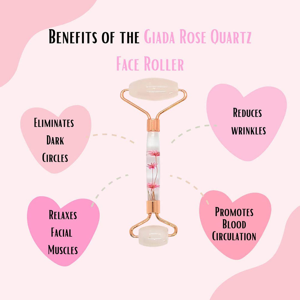 Giada - Rose Quartz Face Roller