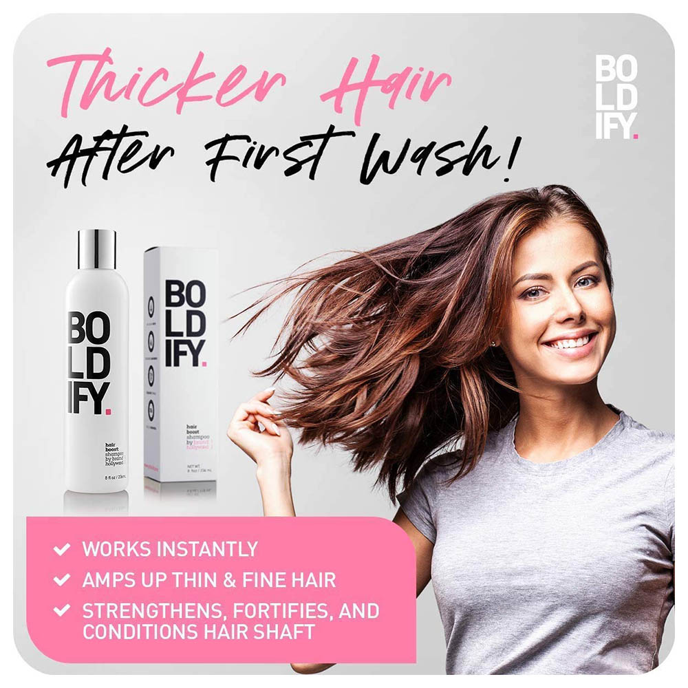 BOLDIFY -  Hair Thickening Shampoo Volumizing Hair 236ml

