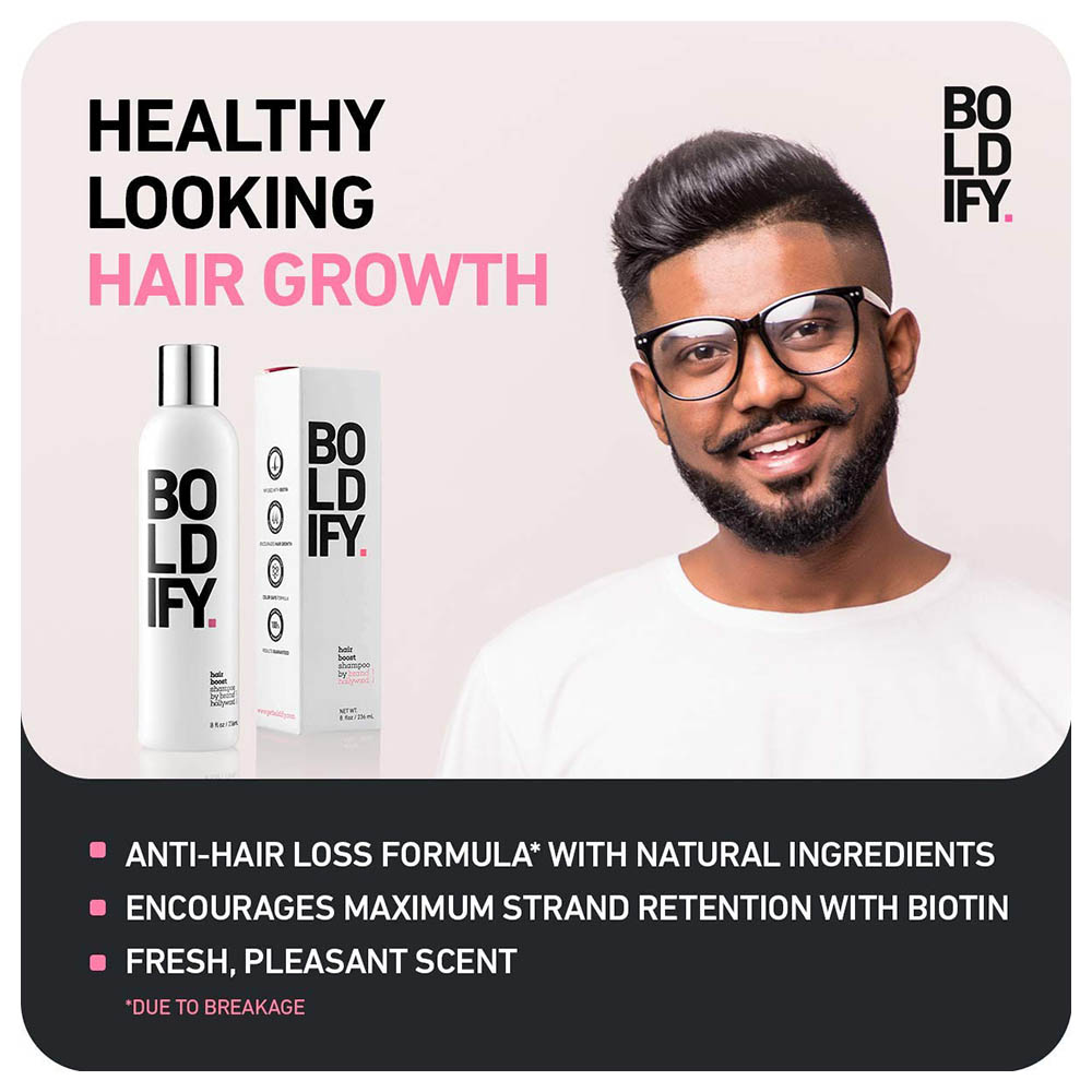 BOLDIFY -  Hair Thickening Shampoo Volumizing Hair 236ml
