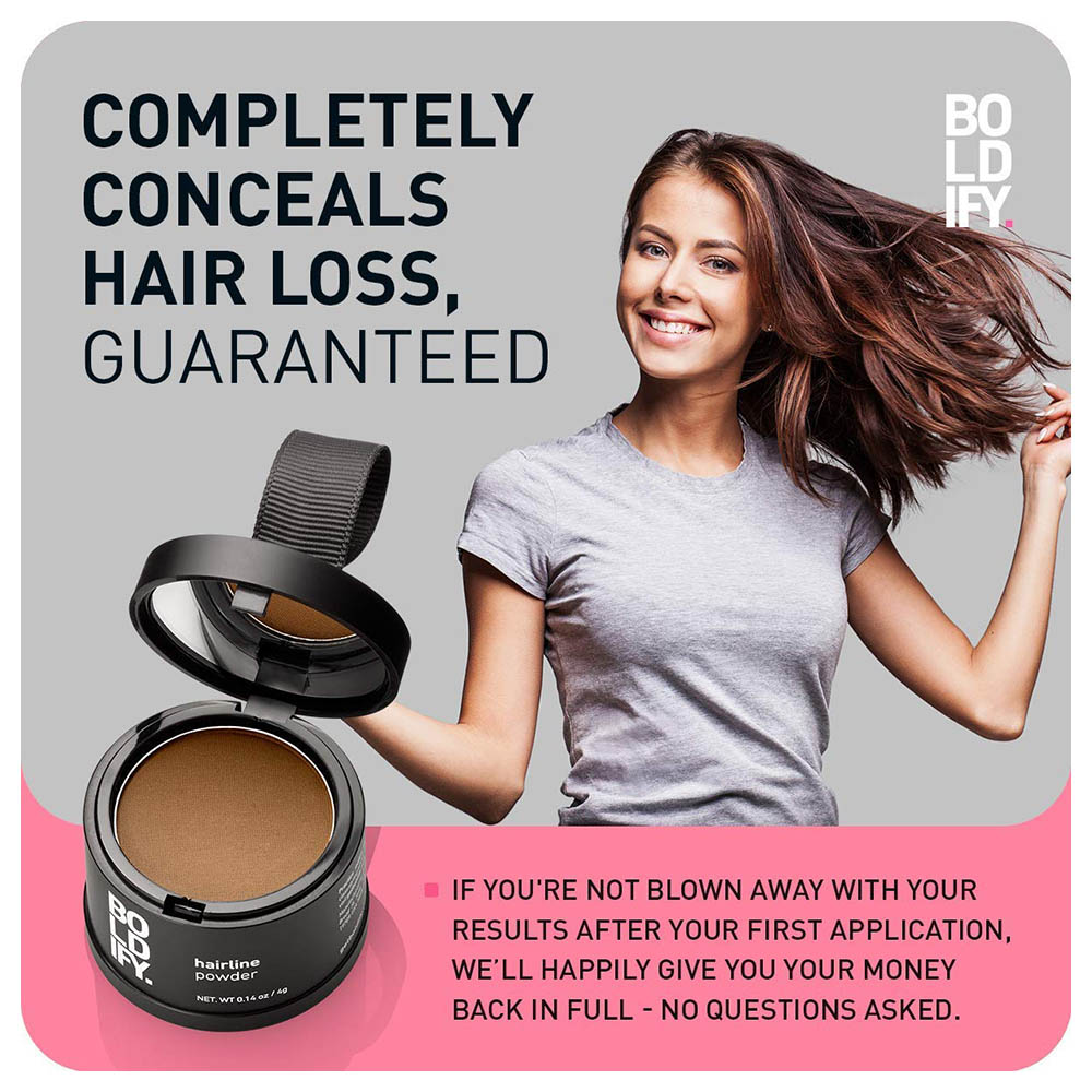 BOLDIFY -  Hairline Powder Root Touchup Medium Brown 4g