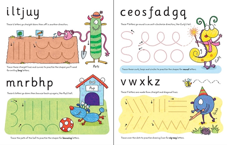 Usborne Books - Wipe-Clean Lower-Case Letters