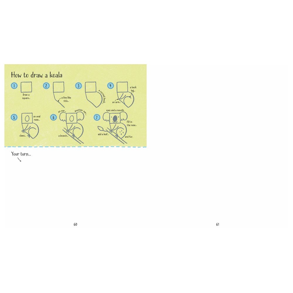 Usborne Books - Step-By-Step Drawing Zoo Animals