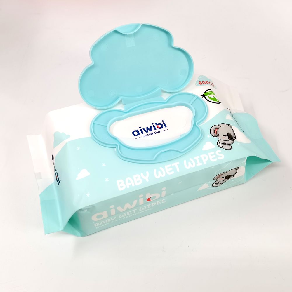 Aiwibi - 100% Skin-friendly Baby Wet Wipes - 80pcs
