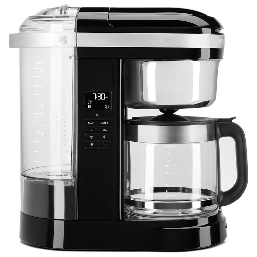 KitchenAid Drip Coffee Maker with Spiral Shower Head - Onyx Black
