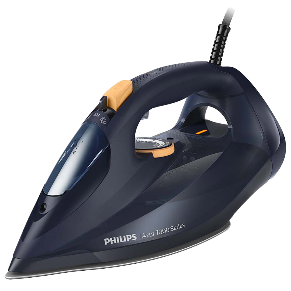 Philips Steam Iron 7000 Series 3000W - Blue/Yellow
