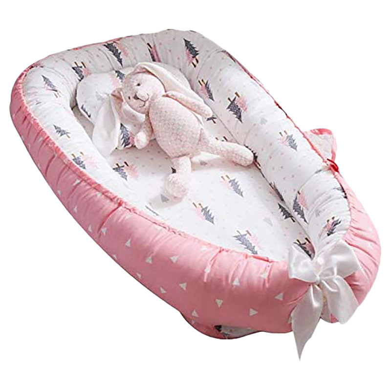 Sunbaby Portable Lounger Sleeping Pod For New Born - Pink
