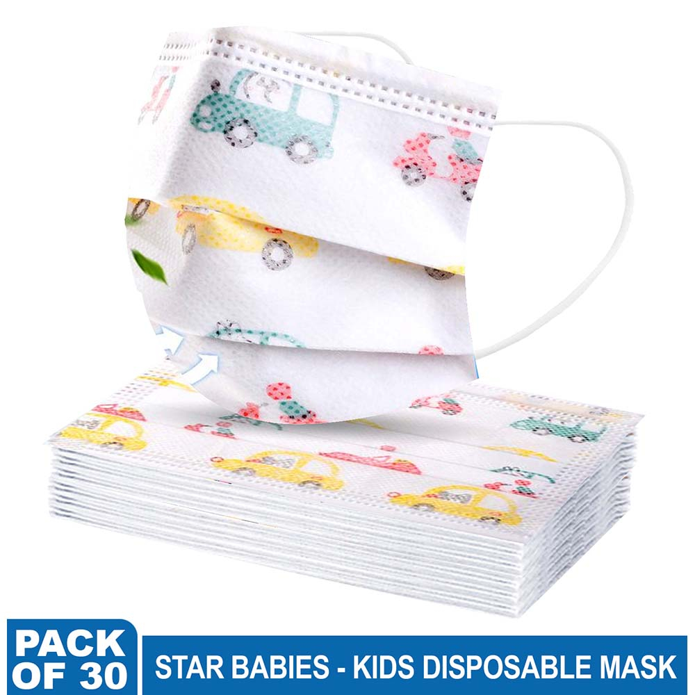 Star Babies - Kids Disposable Mask Pack of 30 - Space