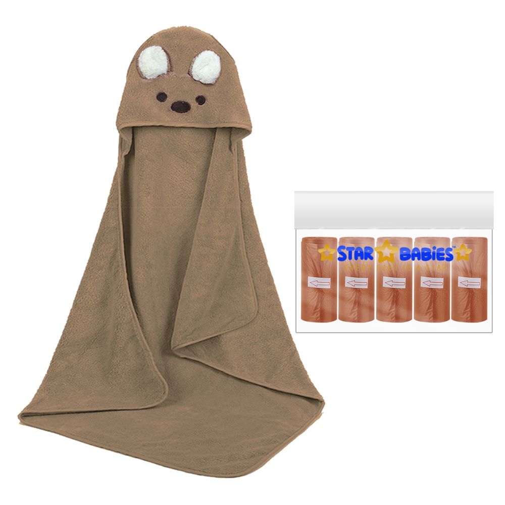 Star Babies - Scented Nappy Bag, Kids Hooded Towel - Assorted