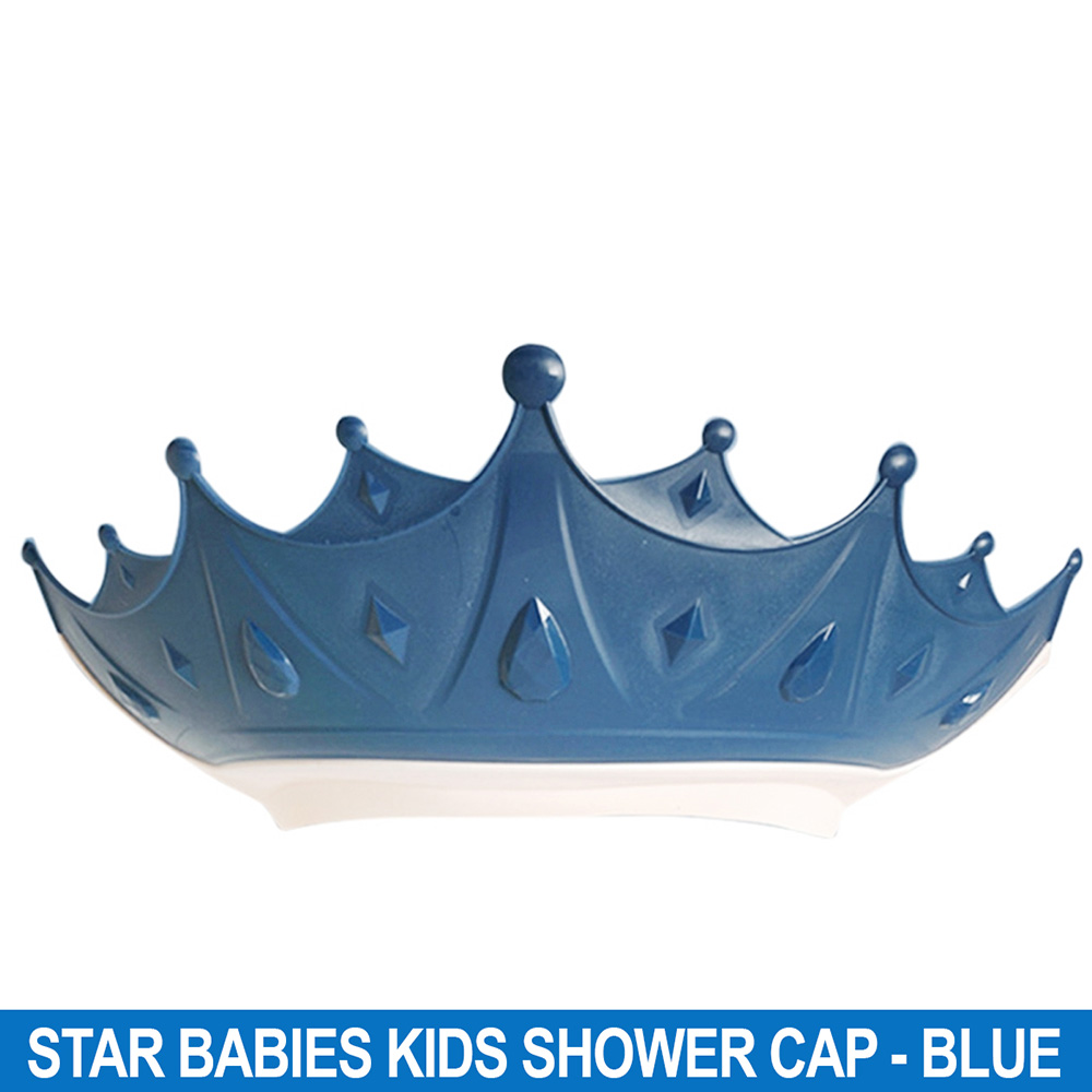 Star Babies - Adjustable Crown Kids Shower Cap 1pc - Color May Vary