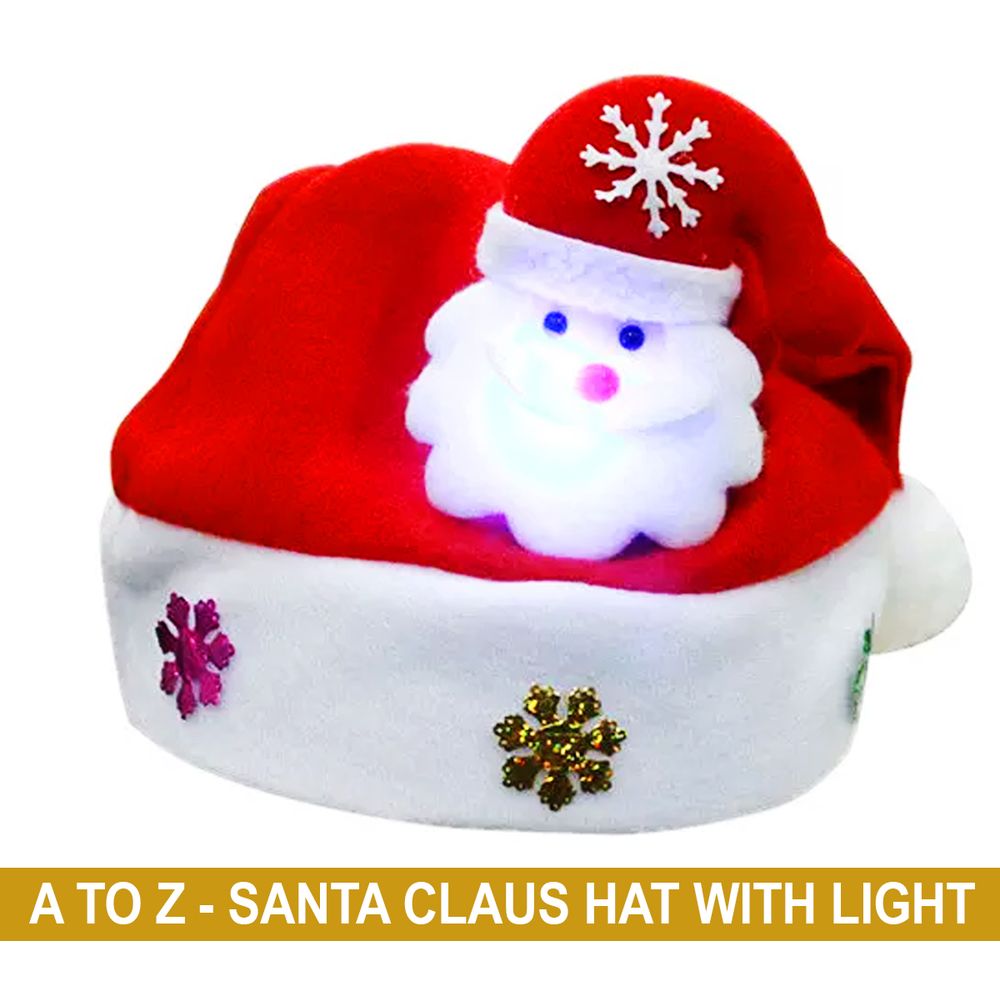 Star Babies - A to Z Christmas Santa Hat with Light