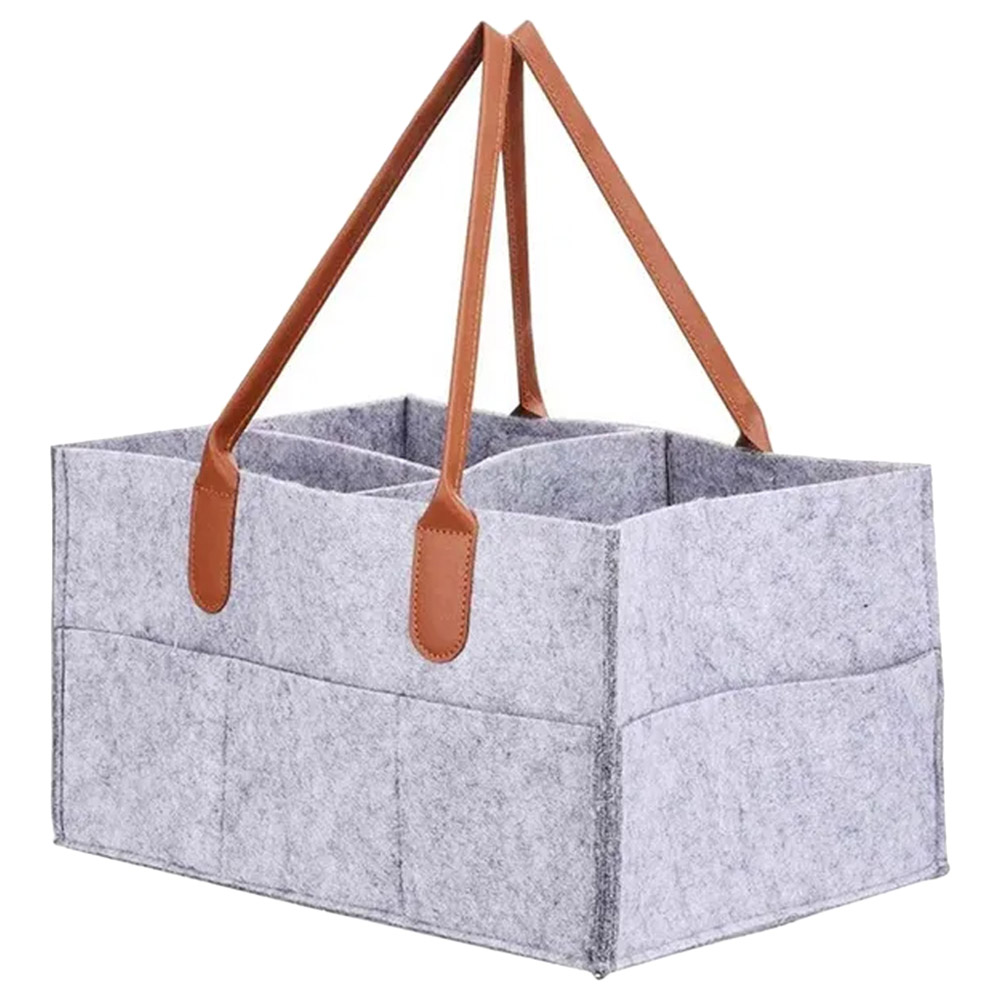 Star Babies - Caddy Diaper Bag Organizer with Disposable Towel 3pcs - Grey