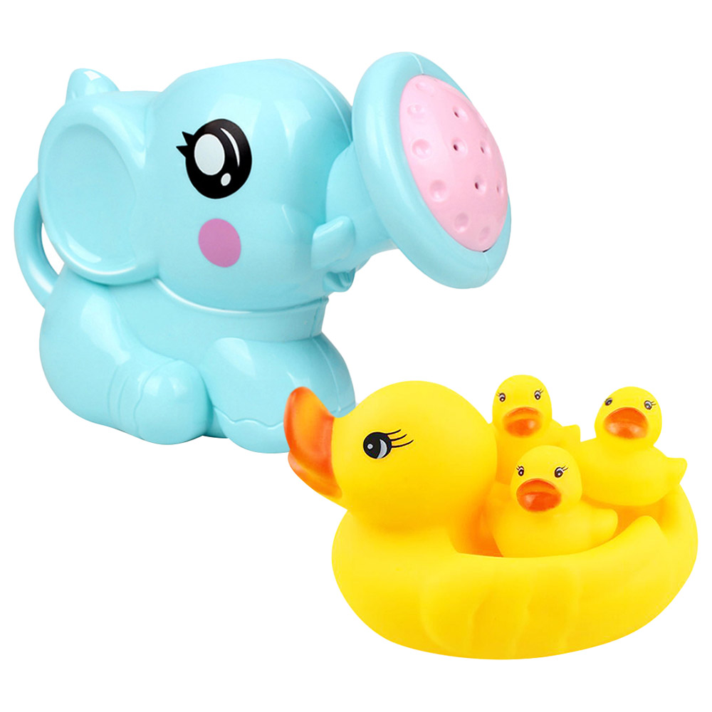Star Babies - Kettle Toy with Rubber Duck - Pack Of 2 - Blue/Yellow