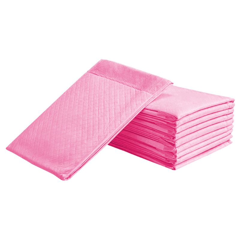 SunBaby - Disposable Changing mats (45x60cm) Large, Pack of 50 - Pink