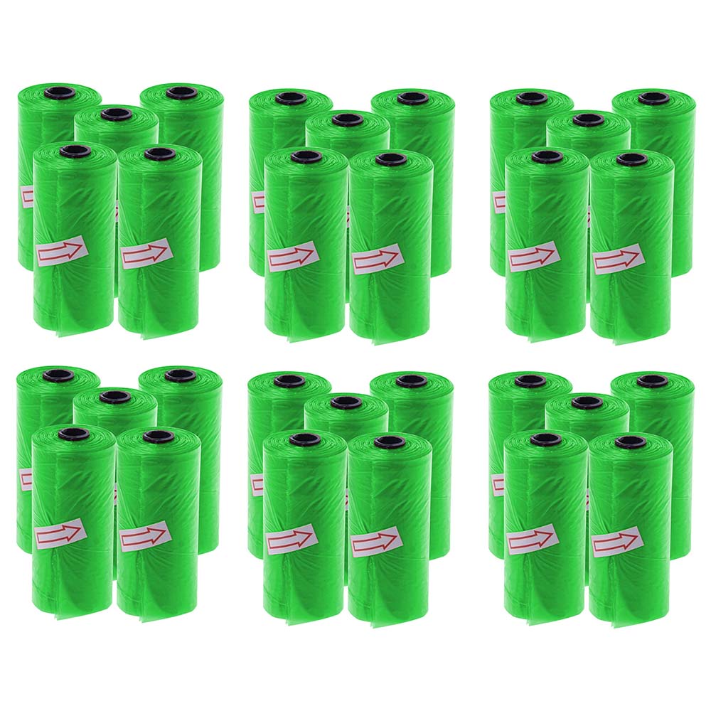 SunBaby - Scented Nappy Bag Pack of 30/450 Bags - Green