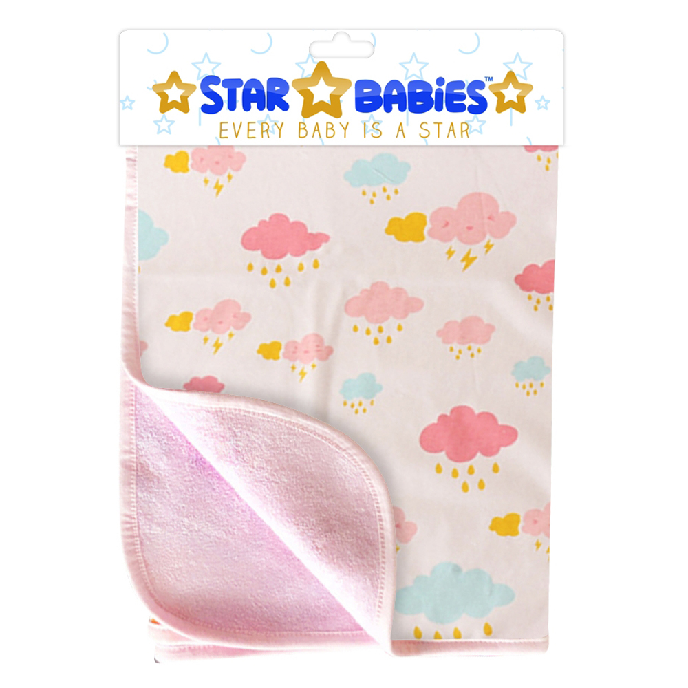 Star Babies - Buy 1 Get 1 Free Washable Changing Mats - Pink 