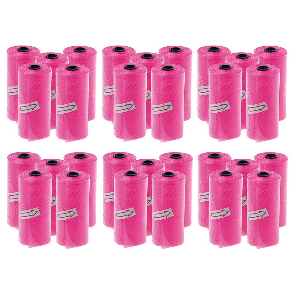 Star Babies - Scented Nappy Bag Pack of 30/450 Bags - Pink