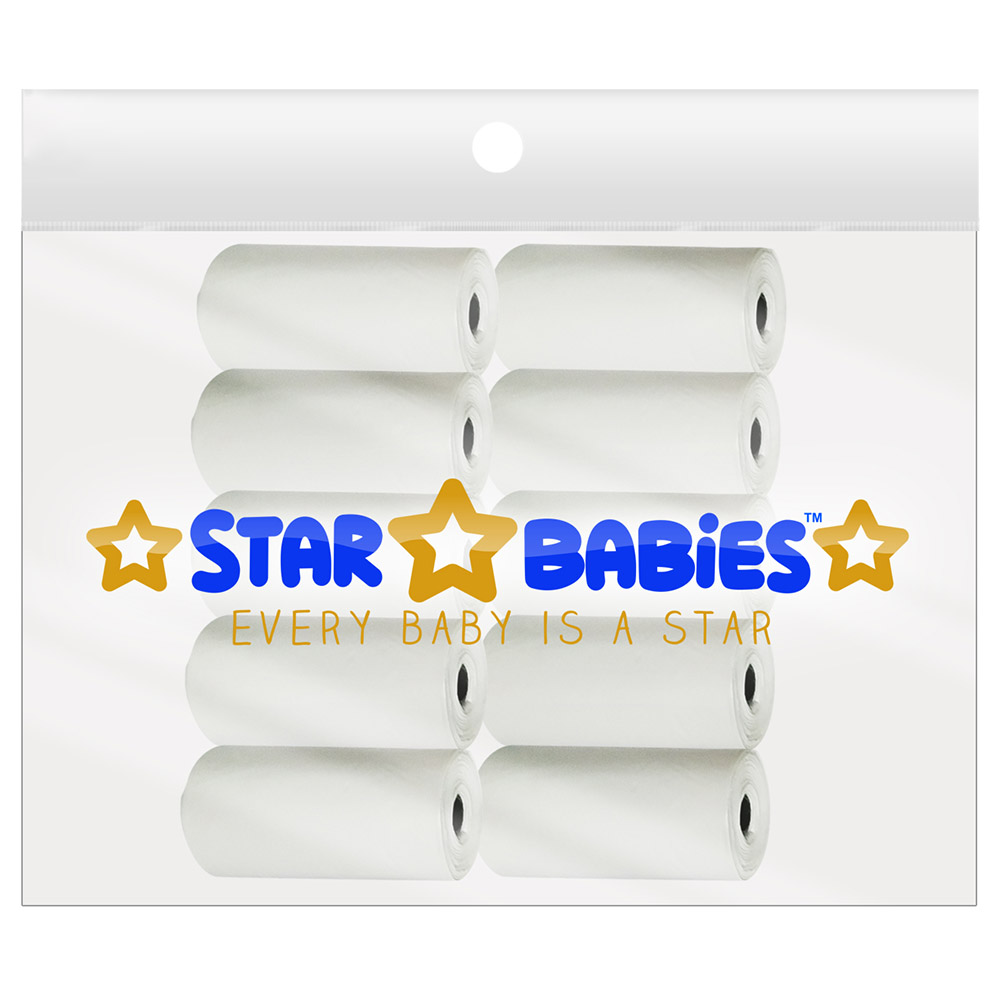 Star Babies - Scented Nappy Bag Pack of 10/150 Bags - White