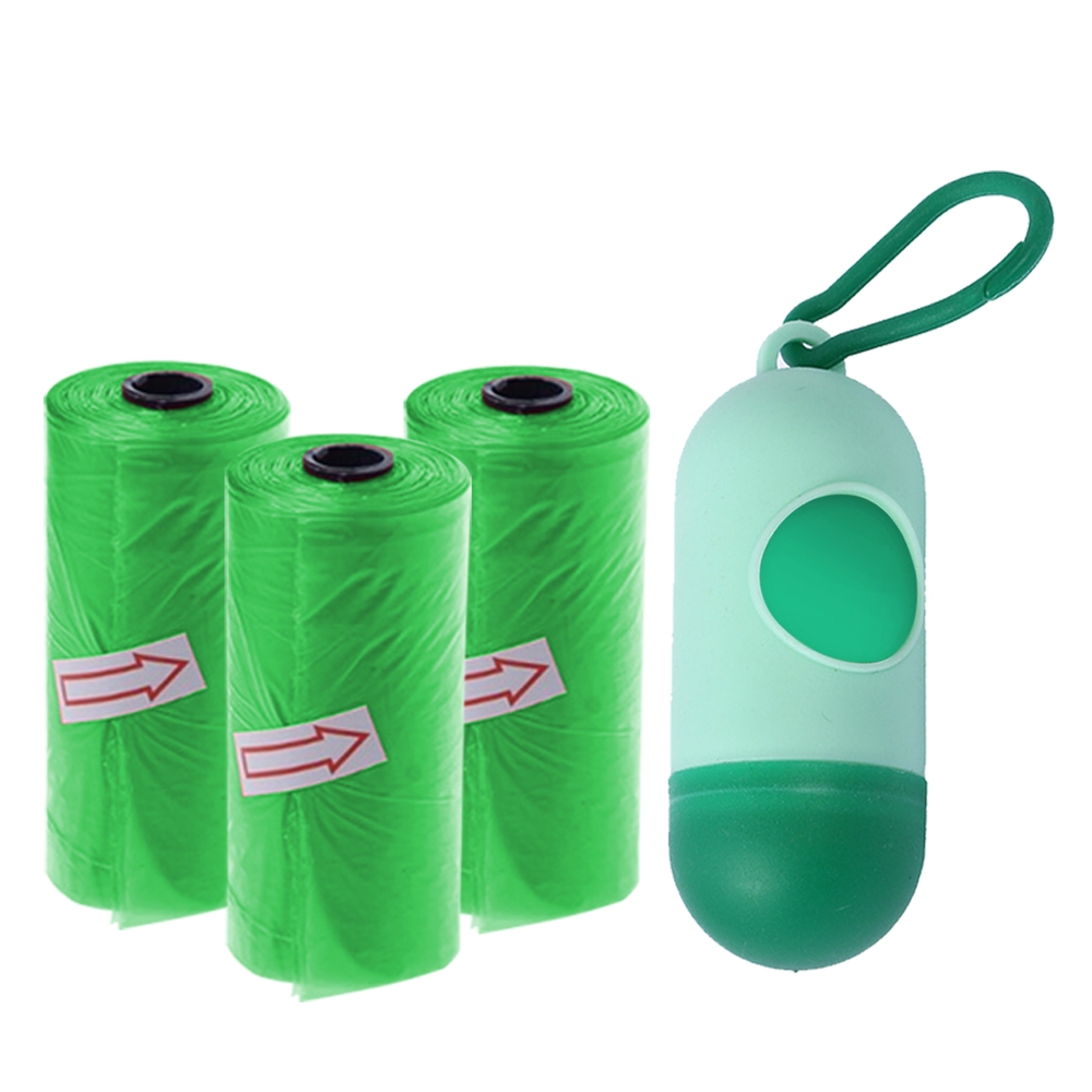 Star Babies - Scented Nappy Bag With Dispenser Pack of 3/45 Bags - Green