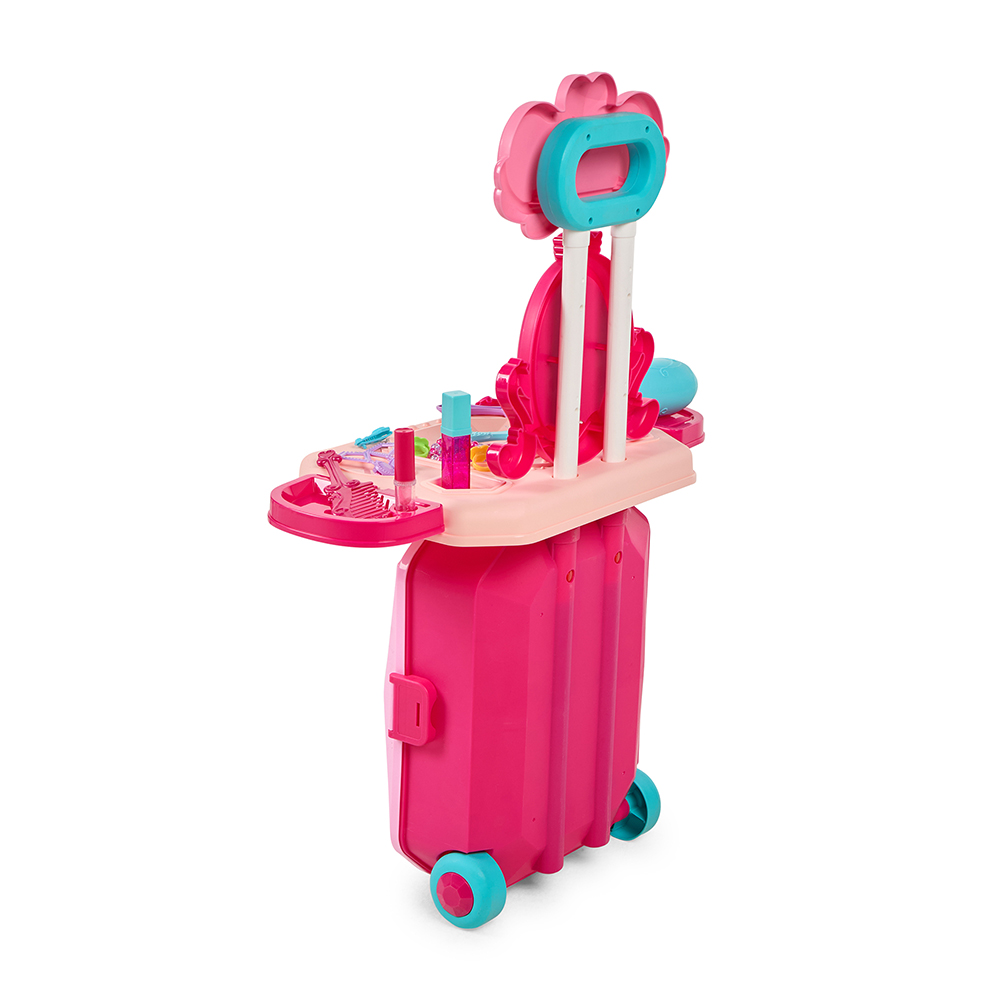 Little Learners Dressing Accessories Set in Large Diamond Box - Pink - 18 Pc Set