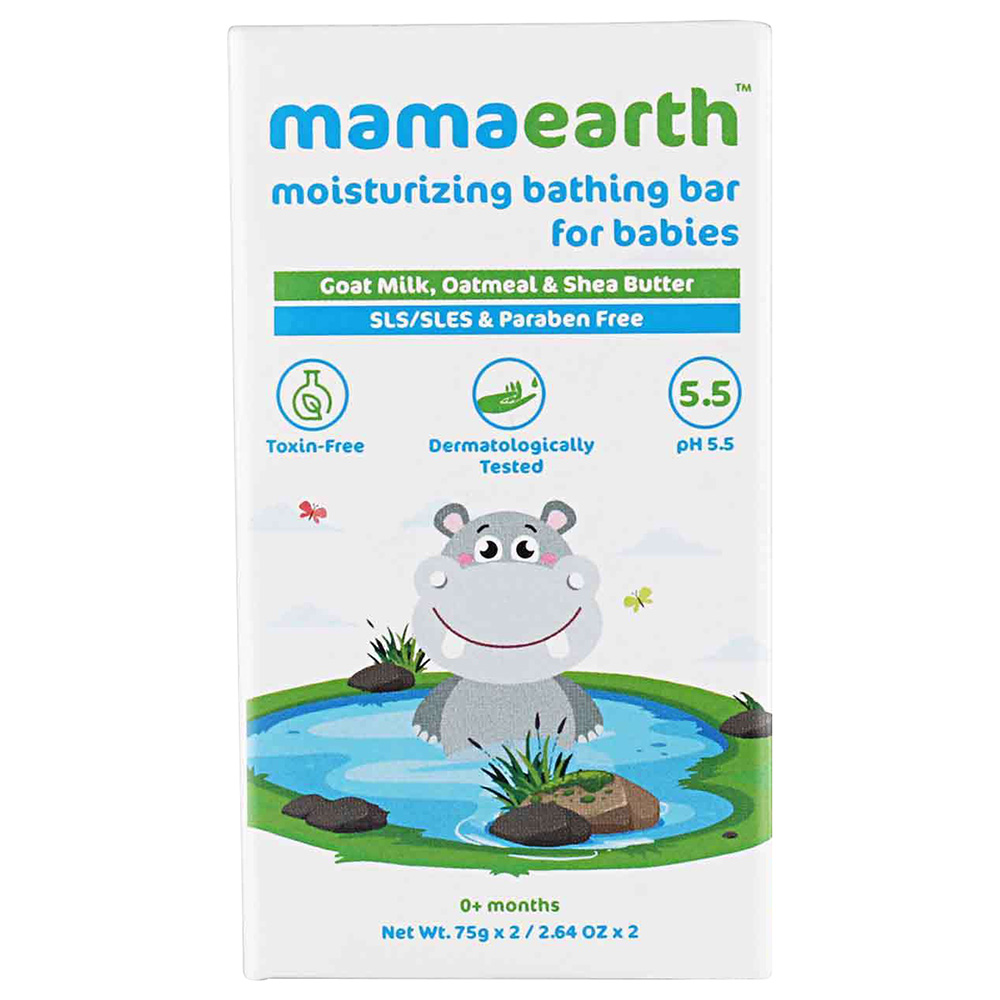 Mamaearth - Moisturizing Bar Soap For Babies - Pack Of 2