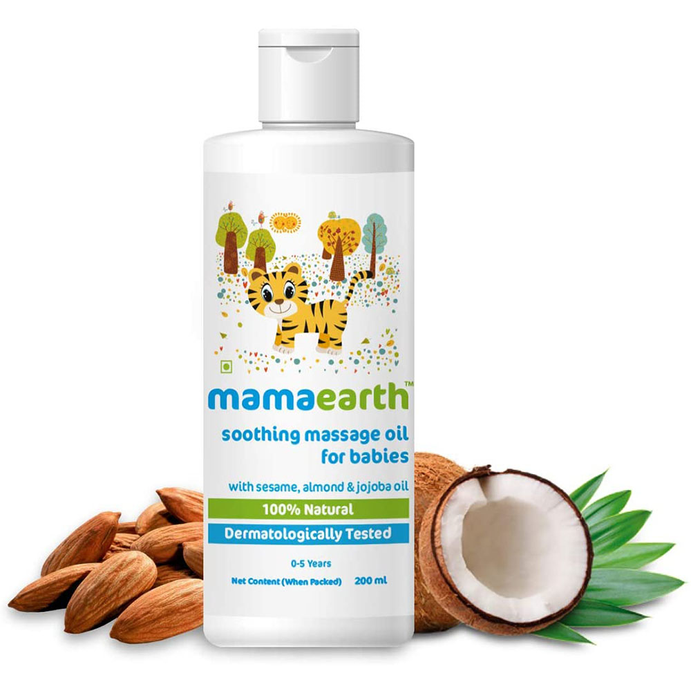 Mamaearth - Soothing Massage Oil For Babies 200ml
