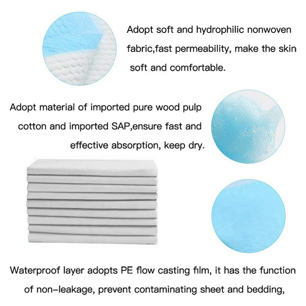 Luvlap - Disposable Changing Mats Value Pack 100pcs - White