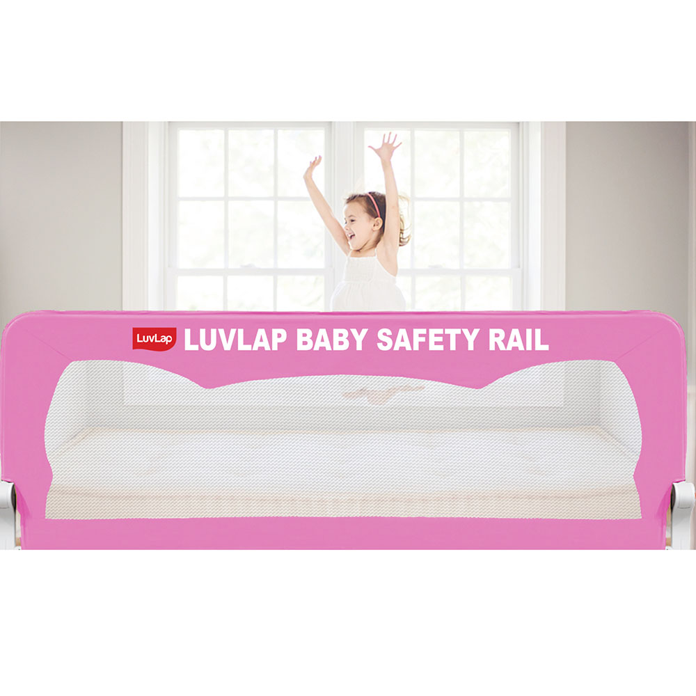 Luvlap - Baby Safety Bed Rail 180cm - Pink