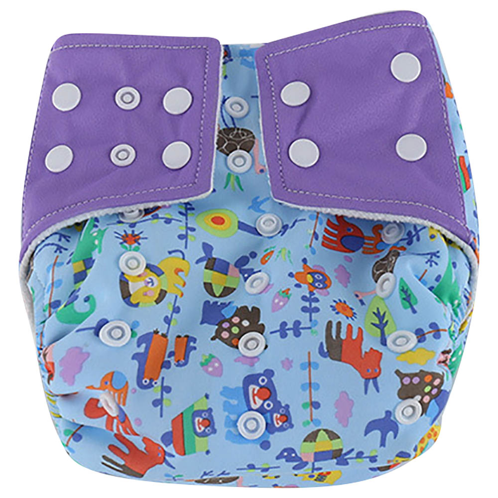 Babamama - Baby Reusable Swim Diapers - Purple